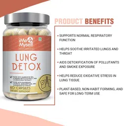 IMEMYSELF SUPPLEMENTS Lung Detox Capsules - 60 Capsules image 5