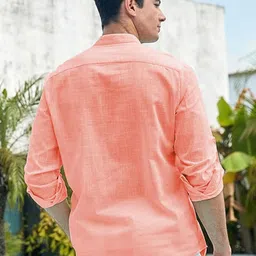 AMRIT TOP WEAR Mandarin Collar Straight Kurta image 3
