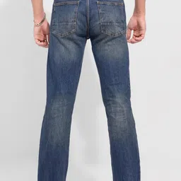 snitch Men Boot-Leg Mid Rise Blue Jeans image 2