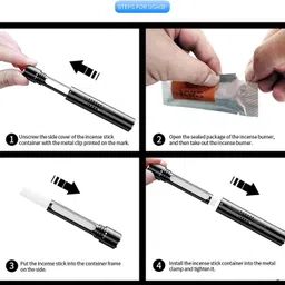 wiska Car Air Freshener for Dashboard Scent Car Perfume Vent Clip Reusable Sticks Car Air Freshener for Dashboard Scent Diffuser Car Perfume Vent Clip Air Purifier image 3