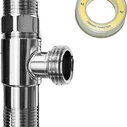 aitchcy Brass Tee Connector (1/2"BSP) Outer Thread | 3-Way Pipe Fitting Tap Adapter image 1
