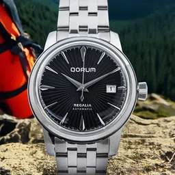 QORUM INDIA Men Automatic Watch with Obsidian G101 Regalia-picture-41