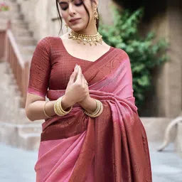 BerMondsey Designer Banarasi Silk Saree image 4