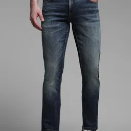 Jack & Jones Men Slim Fit Low-Rise Light Fade Stretchable Jeans image 1