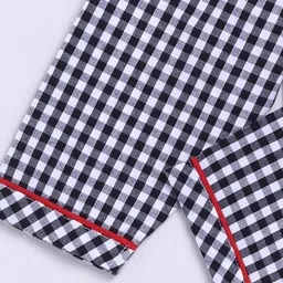 Clt.s Unisex Kids Checked Night suit image 5