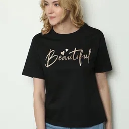 Genzy Women Typography Printed T-shirt-image-40