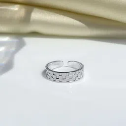 HighSpark 92.5 Sterling Silver Adjustable Toe Ring-image-30