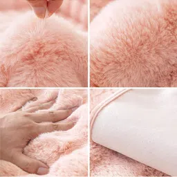 HOMETHREADS Pink & Pink Striped Sofa Cover image 4