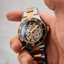 DUXOT Men Brass Analogue Automatic Motion Powered Watch - DX-2067-66 image 5