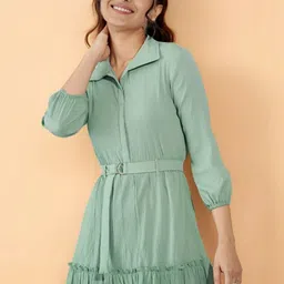 all about you Crepe A-Line Dress image 4