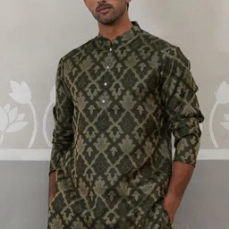 Jompers Men Mandarin Collar Kurta-picture-38