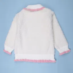 V-Mart Girls Floral Printed Round Neck Pullover image 2