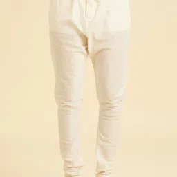 Manyavar Embroidered Mandarin Collar Sequinned Kurta With Churidar image 2