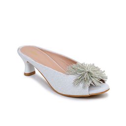 Shezone Textured Party Kitten Sandals-picture-32