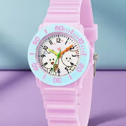 Time Up Unisex Kids Printed Dial & Cut Work Straps Analogue Watch BTR-RINGER-104-picture-53