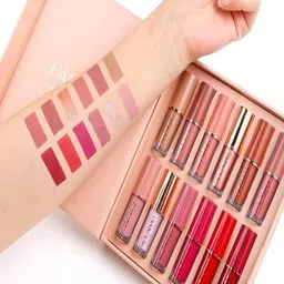 WRYAK Set Of 12 Velvet Matte Long Lasting Liquid Lipstick - 2.5 ml Each - Shade -01-02-03 image 4