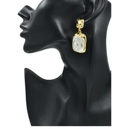 j & c fashion arena J & C Fashion Are Stainless Steel Gold-Plated Earrings-picture-32