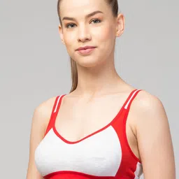 Apraa & Parma Cotton Full Coverage Non Padded Seamless Sports Bra image 2