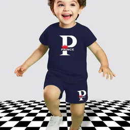 MGRS Kids-Unisex Navy Blue Clothing Set-picture-16