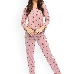 Lotik Women Graphic Printed Night suit-image-99