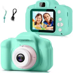 Lonekart toys Kids Camera for Girls Boys,Kids Selfie 2 inchr Display Camera 8MP 1080P HD Green Sports and Action Camera-picture-16