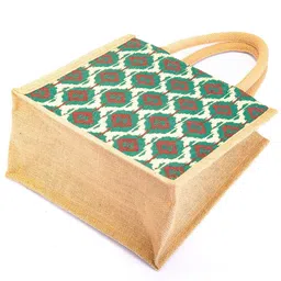 h&b jute Waterproof Lunch Bag image 3