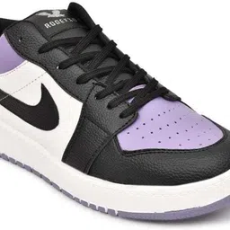 rodexxo AirStyle Retro Low Sneakers – Black Purple Edition Sneakers For Men image 4