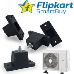 flipkart smartbuy 4 Pack Heavy Duty Anti-Vibration Rubber Pads Anti-Vibration Shock Absorbing 4.3"x 1.9" Base, 2.4" Height Shelf Bracket-picture-46
