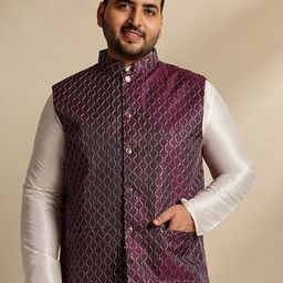 SOJANYA PLUS Embroidered Nehru Jacket-picture-25
