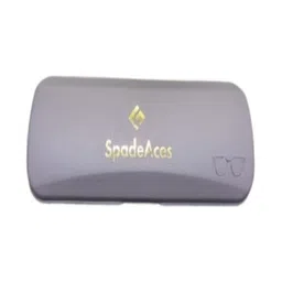 SPADEACES Unisex Black Lens & Gold-Toned Other Sunglasses with image 2