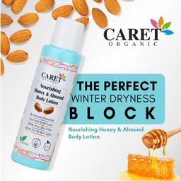 CARET ORGANIC Set Of 2 Hybrid Creamy Cleanser & Almond Honey Lotion - 100 ml Each image 2