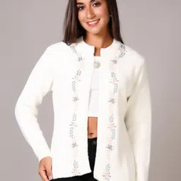 V-Mart Women Floral Embroidered Cotton Cardigan-picture-18