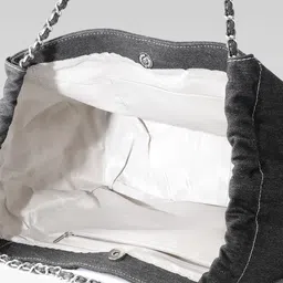 Lino Perros Denim Structured Shoulder Bag image 3