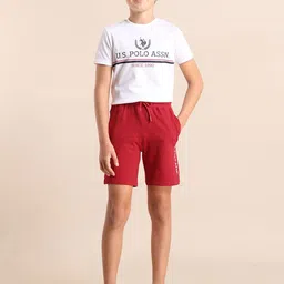 U.S. Polo Assn. Kids Boys Printed Shorts-picture-47