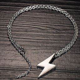 J.S ENTERPRISES Contemporary Stainless Steel Pendant with Chain-picture-43