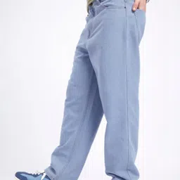 SZN Men Classic Relaxed Fit Mid-Rise Light Fade Stretchable Denim Jeans image 3