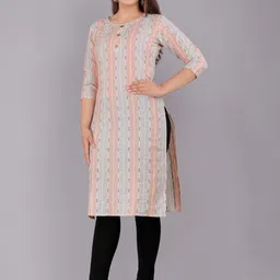 VASHINEH Women Orange Kurtas-picture-35
