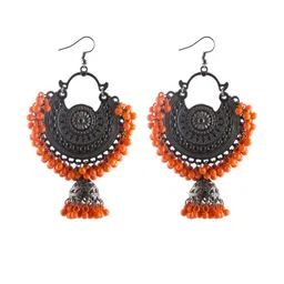 Creative Frogs Women Orange Earrings-picture-35
