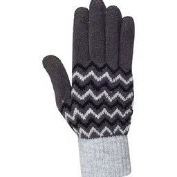 ELLIS Unisex Patterned Acrylic Touchscreen Gloves image 4