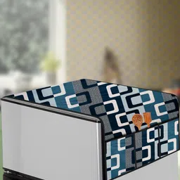 The Furnishing Tree Blue Printed Refrigerator Cover-picture-29