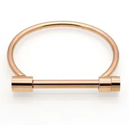 Just Lil Things D Shape Bar Cuff Bracelet-image-78