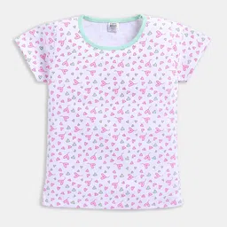 Here&Now X Game Begins Girls Pack Of 3 Typography Printed T-shirts image 3