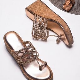 TRYME Ethnic Wedge Sandals-picture-8