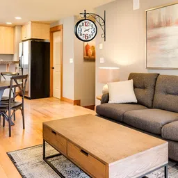 Nutts Black & White Double Sided Analogue Vintage Wall Clock image 5