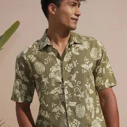 HIGHLANDER Men Floral Printed Casual Shirt-picture-28