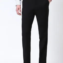 Peter England Elite Men Slim Fit Trousers-image-52