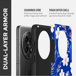 PEEPERLY Floral Printed OnePlus 11R 5G Back Case Mobile Accessories image 4