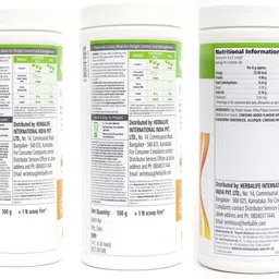 herbalife FORMULA 1 MANGO+BANANA 2 PCS 1000 GRAM+PERSONALIZED PROTIEN POWDER 400 G Plant-Based Protein image 2