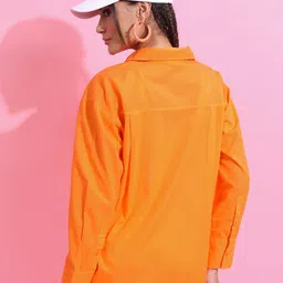 tokyo talkies Women Regular Fit Solid Casual Shirt image 2