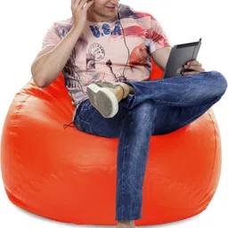 txor 4XL Premium Leatherette Classic Teardrop Bean Bag With Bean Filling image 2